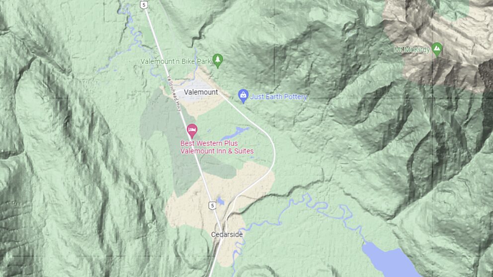 Valemon Map Visit Valemount | Best Western Plus Valemount