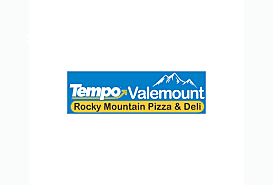 Rocky Mountain Pizza and Deli logo at Tempo Valemount gas station