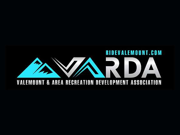 VARDA logo with mountain graphic and text reading Valemount & Area Recreation Development Association